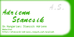 adrienn stancsik business card